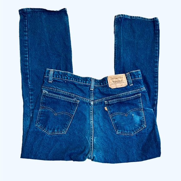 Vintage 1980s Levi’s Orange Tag Bootcut Jeans Size 38/32 - Picture 4 of 10